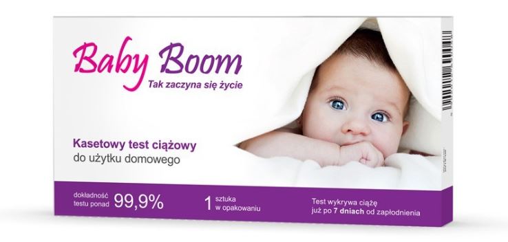 Baby Boom test ciążowy kasetowy