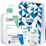 CERAVE oczyszczający żel + balsam nawilżający 340g + gratisy ZESTAW