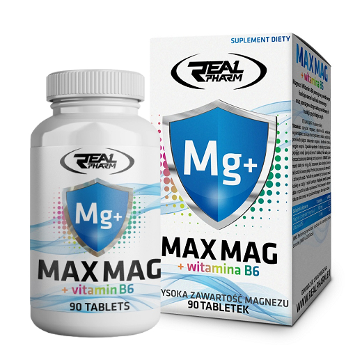 REAL PHARM Max Mag magnez + witamina B6 90 tabletek