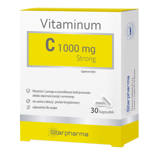 Vitaminum C 1000 mg Strong 30 kapsułek 