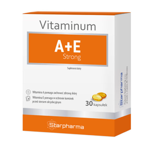 Vitaminum A+E Strong 30 kapsułek