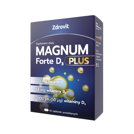 ZDROVIT Magnum Forte D3 PLUS 45 tabletek