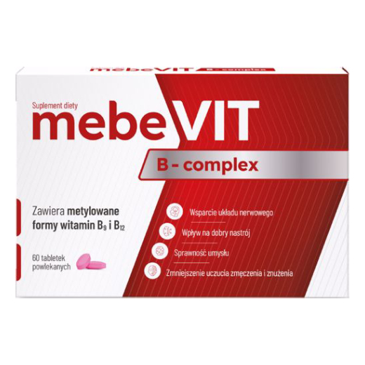 mebeVIT B-complex 60 tabletek powlekanych