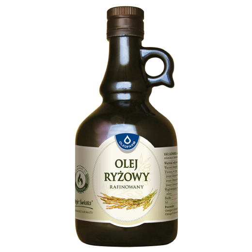 Oleofarm Olej ryżowy rafinowany 500ml